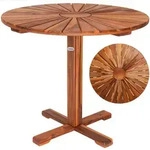 Gartentisch Sunrise Braun Akazienholz &Oslash;70cm