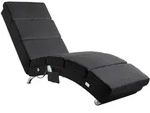 Relaxliege London Anthrazit mit Massage- & Heizfunktion