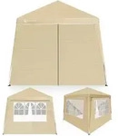 Faltpavillon Capri Beige 3x3m inkl 4 Seitenw&auml;nden UV-Schutz 50+