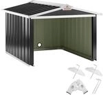 DeubaXXL DE Gardebruk&reg; M&auml;hroboter Garage Anthrazit Metall 86x100x63cm 109174