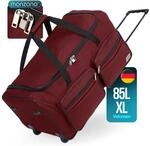 DeubaXXL DE Rollenreisetasche Rot 85L 101895