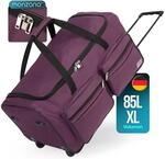 DeubaXXL DE Rollenreisetasche Violett 85L 108331