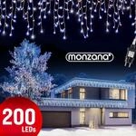 DeubaXXL DE Regenlichterkette LED Weihnachten Kaltwei&szlig; 10m 105279