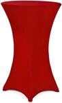 DeubaXXL DE Stehtischhusse Bordeaux &Oslash;60cm 105094