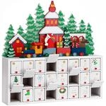 DeubaXXL DE Adventskalender Winterlandschaft Holz 103089