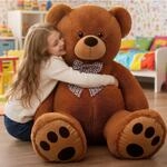 DeubaXXL DE Pl&uuml;schtier Teddyb&auml;r XXL Braun 150cm 101253