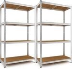 DeubaXXL DE Schwerlastregal 2er-Set 170x75x30cm verzinkt 280kg 994208