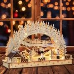 DeubaXXL DE Weihnachts LED Schwibbogen Winterdorf 109156