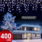 DeubaXXL DE Regenlichterkette LED Weihnachten Kaltwei&szlig; 15m 105280
