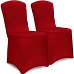 DeubaXXL DE Stuhlhussen 2er-Set Bordeaux 992277