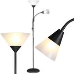 DeubaXXL DE Stehlampe Alissa Schwarz 175x28cm 107706