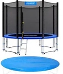 Trampolin &Oslash;366cm inkl Sicherheitsnetz T&Uuml;V S&Uuml;D GS Abdeckung