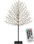 DeubaXXL DE Kirschbl&uuml;tenbaum Warmwei&szlig; 220cm In-/Outdoor + Fernbedienung 102105