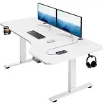 H&ouml;henverstellbarer Schreibtisch Wei&szlig; 160x75x73-118cm