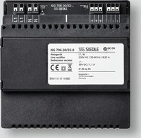 Siedle 210010267-00, Siedle&S&ouml;hne Netzger&auml;t Schwarz NG 706-30/33-0