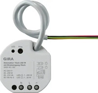 GIRA 506500, Gira Dimmaktor 1-fach 200W UP KNX Secure 506500 - 506500