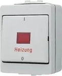 Jung 603HW, Jung Heizung Notschalter Aus 3-pol. 603 HW - 603HW