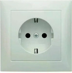 BERKER 47428989, Berker SCHUKO-Steckdose pws/gl m.Abdeckplatte 47428989