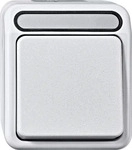 Merten MEG3116-8019, Merten Aus/Wechselschalter 1-polig, polarwei&szlig; MEG3116-8019