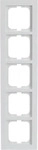 Busch-Jaeger 2CKA001754A4347, Busch-Jaeger Rahmen 5-fach studiowei&szlig; 1725-284 -