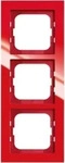 Busch-Jaeger 2CKA001754A4342, Busch-Jaeger Rahmen 3-fach rot 1723-287 -