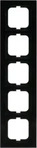 Busch-Jaeger 2CKA001754A4413, Busch-Jaeger Rahmen 5-fach schwarz 1725-281 -