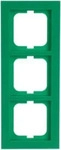 Busch-Jaeger 2CKA001754A4339, Busch-Jaeger Rahmen 3-fach gr&uuml;n 1723-286 -