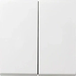 GIRA 026627, Gira Wippe Serienschalter IP44 System 55 reinwei&szlig; m 026627