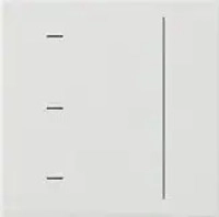 GIRA 536503, Gira Touchaufsatz S3000 Reinwei&szlig; 536503