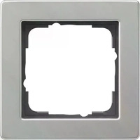 GIRA 021133, Gira Abdeckrahmen 1fach edelstahl 021133