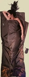 COCOON ST40, COCOON Silk TravelSheet - Seidenschlafsack muddy elephant