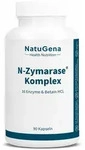 NatuGena N-Zymarase Komplex | 90 Kapseln | 16 verschiedene Enzyme, Betain,...