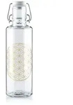 soulbottles flower of life Glas Trinkflasche | 600 ml | auslaufsicher |...
