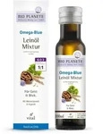 Bio Plan&egrave;te Omega Blue Lein&ouml;l-Mixtur | 100 ml | mit Weizenkeim&ouml;l & Algen&ouml;l