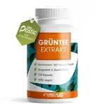 ProFuel Gr&uuml;ntee Extrakt | 120 Kapseln | hoher EGCG-Gehalt (45%) | mit schwarzen