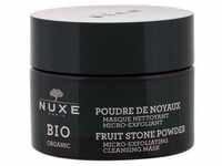NUXE Bio Organic Fruit Stone Powder Gesichtsmaske mit doppeltem Peeling-Effekt...