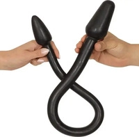 Rebel Doppeldildo schwarz 78 cm