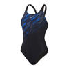 Speedo - Women's Hyperboom Placement Muscleback - Badeanzug Gr 38 schwarz/blau