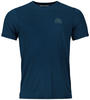 Ortovox - 120 Cool Tec Mountain Stripe T-Shirt - Merinoshirt Gr S deep ocean