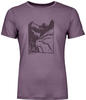 Ortovox - Women's 120 Cool Tec Mountain Cut T-Shirt - Merinoshirt Gr XS lila