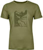 Ortovox - Women's 120 Cool Tec Mountain Cut T-Shirt - Merinoshirt Gr XS oliv