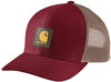 Carhartt - Twill Mesh-Back Logo Patch - Cap Gr One Size rot 105216-646OS