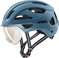 Uvex S4137310315, Uvex - Stride Visor Cat. 1 - Radhelm Gr 56-59 cm blau/grau