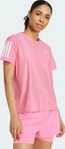 adidas JW9675, adidas - Women's Own The Run Tee - Laufshirt Gr XXS rosa