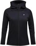 Peak Performance - Women's Rider Essentials Zip Hood - Fleecejacke Gr L schwarz