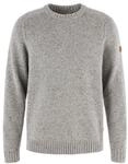 Fj&auml;llr&auml;ven - &Ouml;vik Neps Knit Sweater - Wollpullover Gr L grau