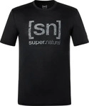 super.natural SNMP01188S15M, super.natural - Logo Lines Tee - Merinoshirt Gr M