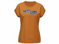 Mammut - Women's Mountain T-Shirt Day and Night - T-Shirt Gr XS braun/orange