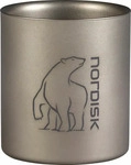 Nordisk 119010, Nordisk - Titanium Mug Double-Wall - Becher Gr 220 ml grau