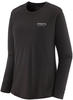 Patagonia - Women's L/S Cap Cool Merino Graphic Shirt - Merinoshirt Gr XL schwarz